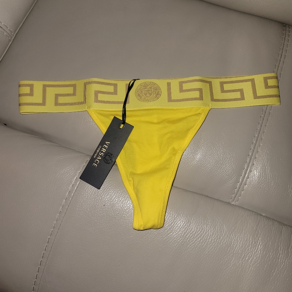 Versace thongs